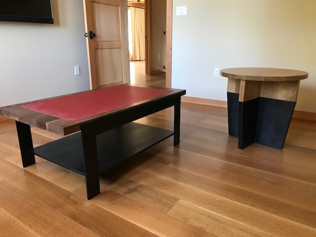 Office side tables. Trapp Family Lodge residence, Stowe, VT